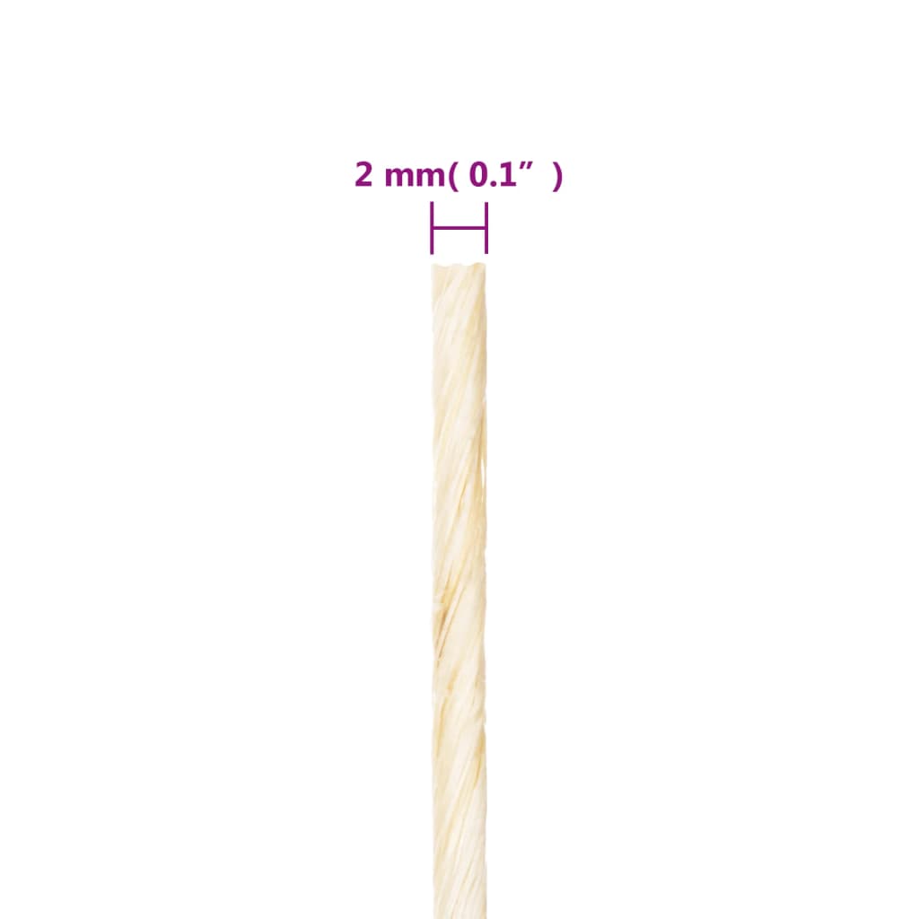 Tau 100% sisal 2 mm 600 m