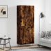 Highboard røkt eik 69,5x34x180 cm konstruert tre
