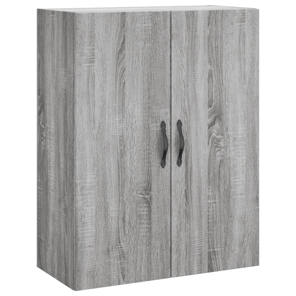 Highboard grå sonoma 69,5x34x180 cm konstruert tre vidaXL