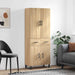 Highboard sonoma eik 69,5x34x180 cm konstruert tre