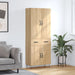 Highboard sonoma eik 69,5x34x180 cm konstruert tre