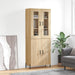 Highboard sonoma eik 69,5x34x180 cm konstruert tre