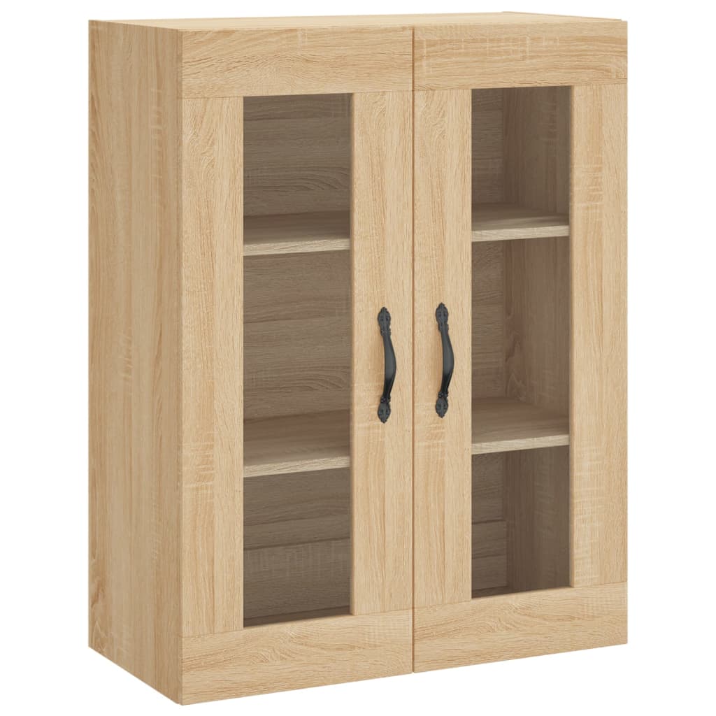 Highboard sonoma eik 69,5x34x180 cm konstruert tre vidaXL
