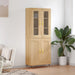 Highboard sonoma eik 69,5x34x180 cm konstruert tre