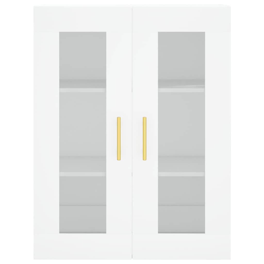 Highboard hvit 69,5x34x180 cm konstruert tre vidaXL