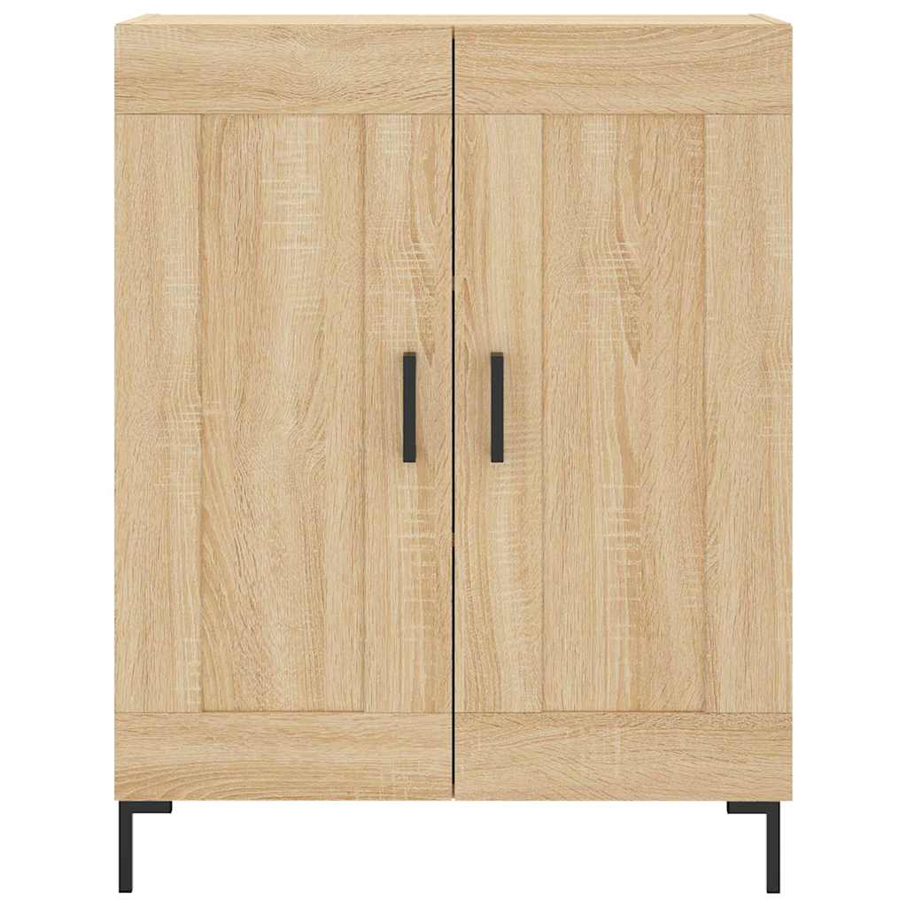 Highboard sonoma eik 69,5x34x180 cm konstruert tre