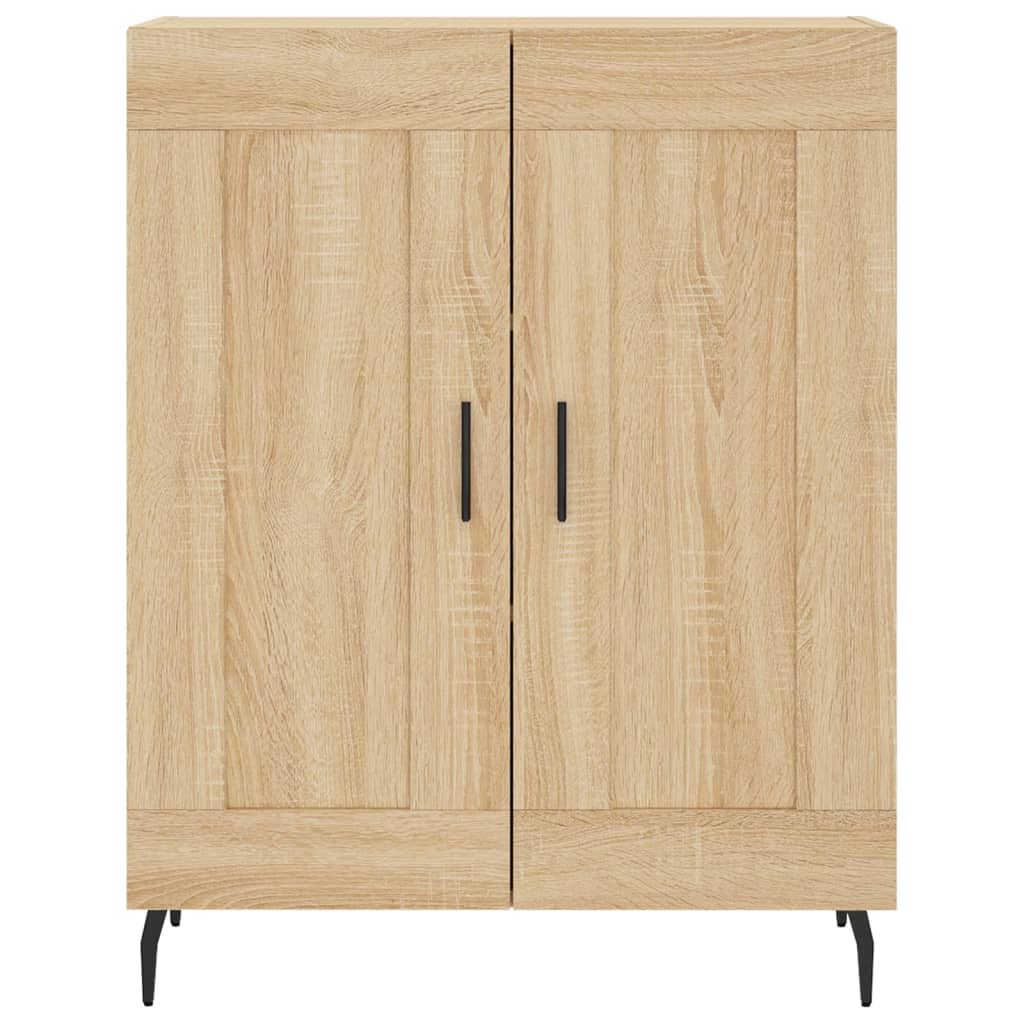 Highboard sonoma eik 69,5x34x180 cm konstruert tre