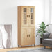 Highboard sonoma eik 69,5x34x180 cm konstruert tre