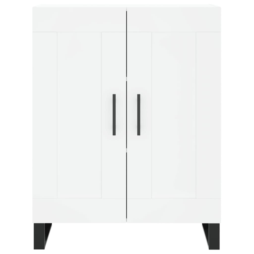 Highboard hvit 69,5x34x180 cm konstruert tre vidaXL