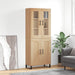 Highboard sonoma eik 69,5x34x180 cm konstruert tre