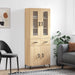 Highboard sonoma eik 69,5x34x180 cm konstruert tre