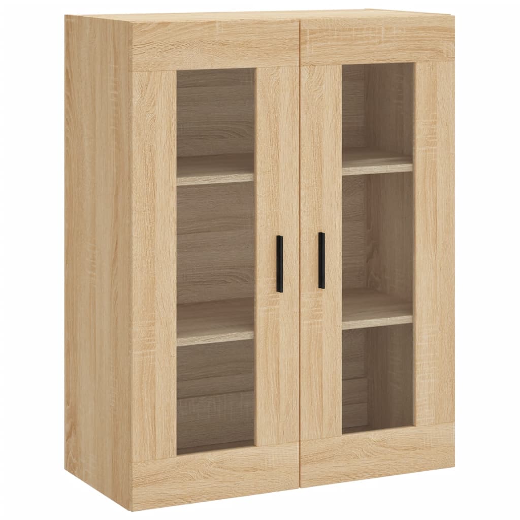 Highboard sonoma eik 69,5x34x180 cm konstruert tre