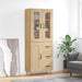 Highboard sonoma eik 69,5x34x180 cm konstruert tre vidaXL