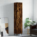 Highboard røkt eik 34,5x34x180 cm konstruert tre