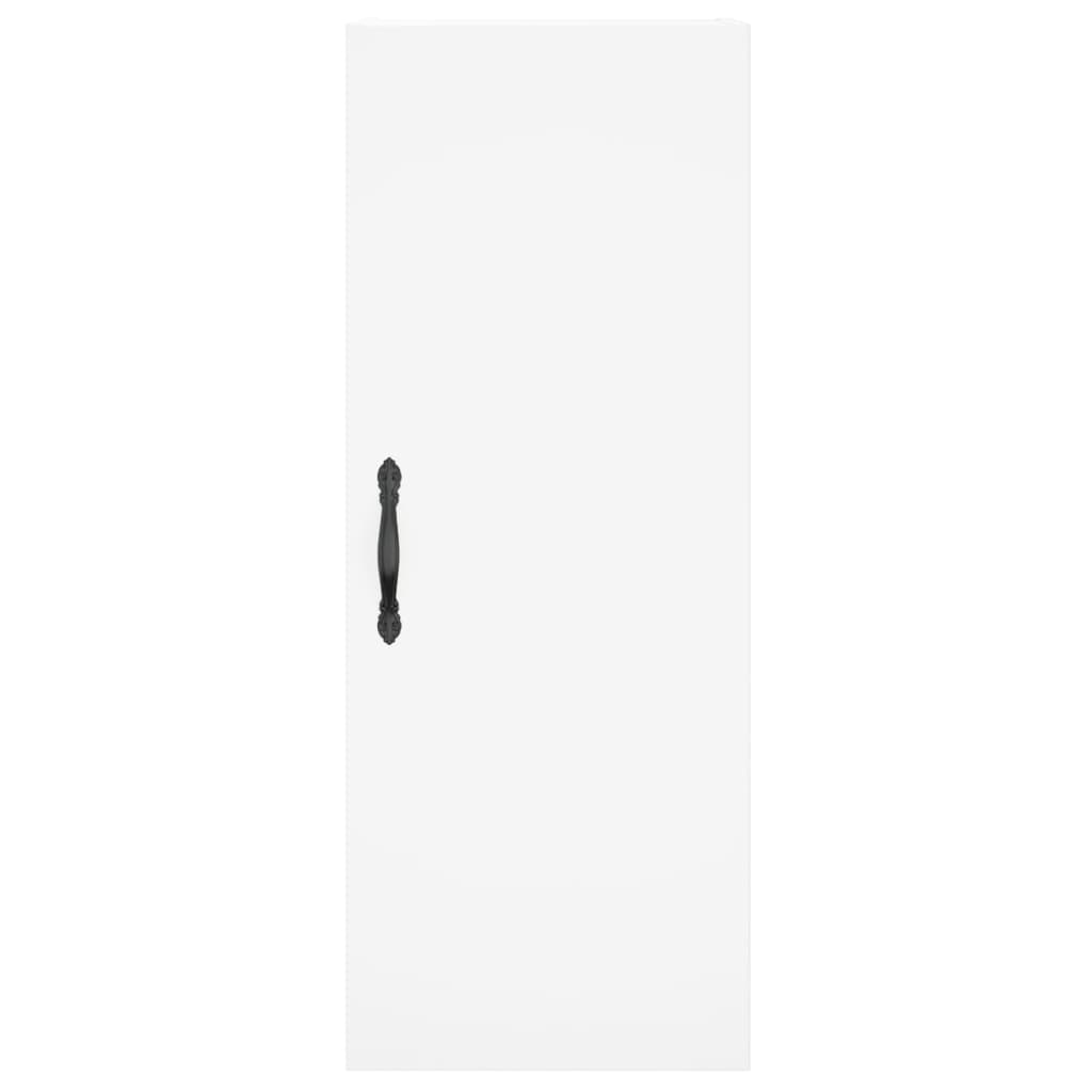 Highboard hvit 34,5x34x180 cm konstruert tre vidaXL