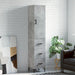 Highboard betonggrå 34,5x34x180 cm konstruert tre vidaXL