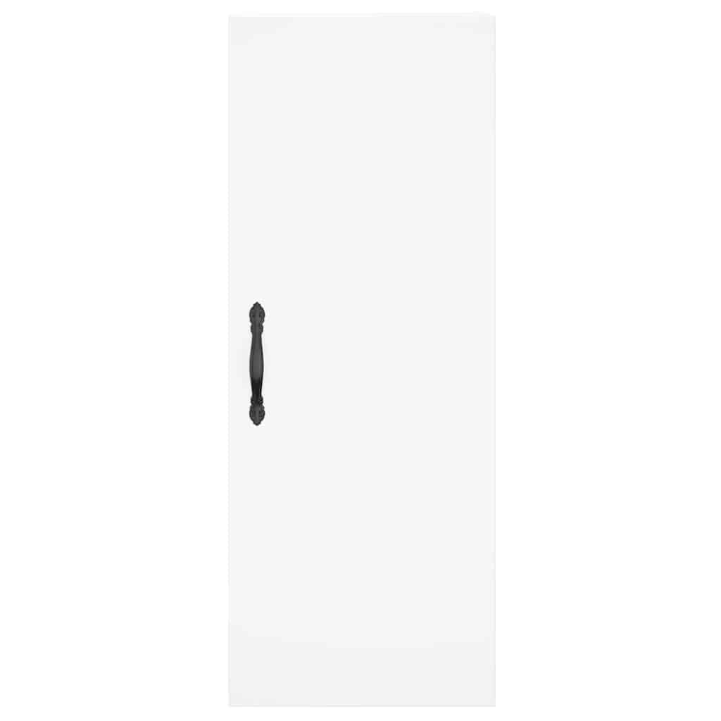 Highboard hvit 34,5x34x180 cm konstruert tre vidaXL