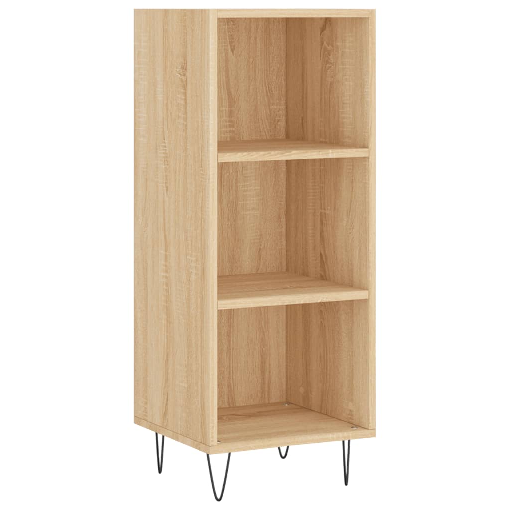Highboard sonoma eik 34,5x34x180 cm konstruert tre