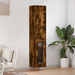 Highboard røkt eik 34,5x34x180 cm konstruert tre vidaXL
