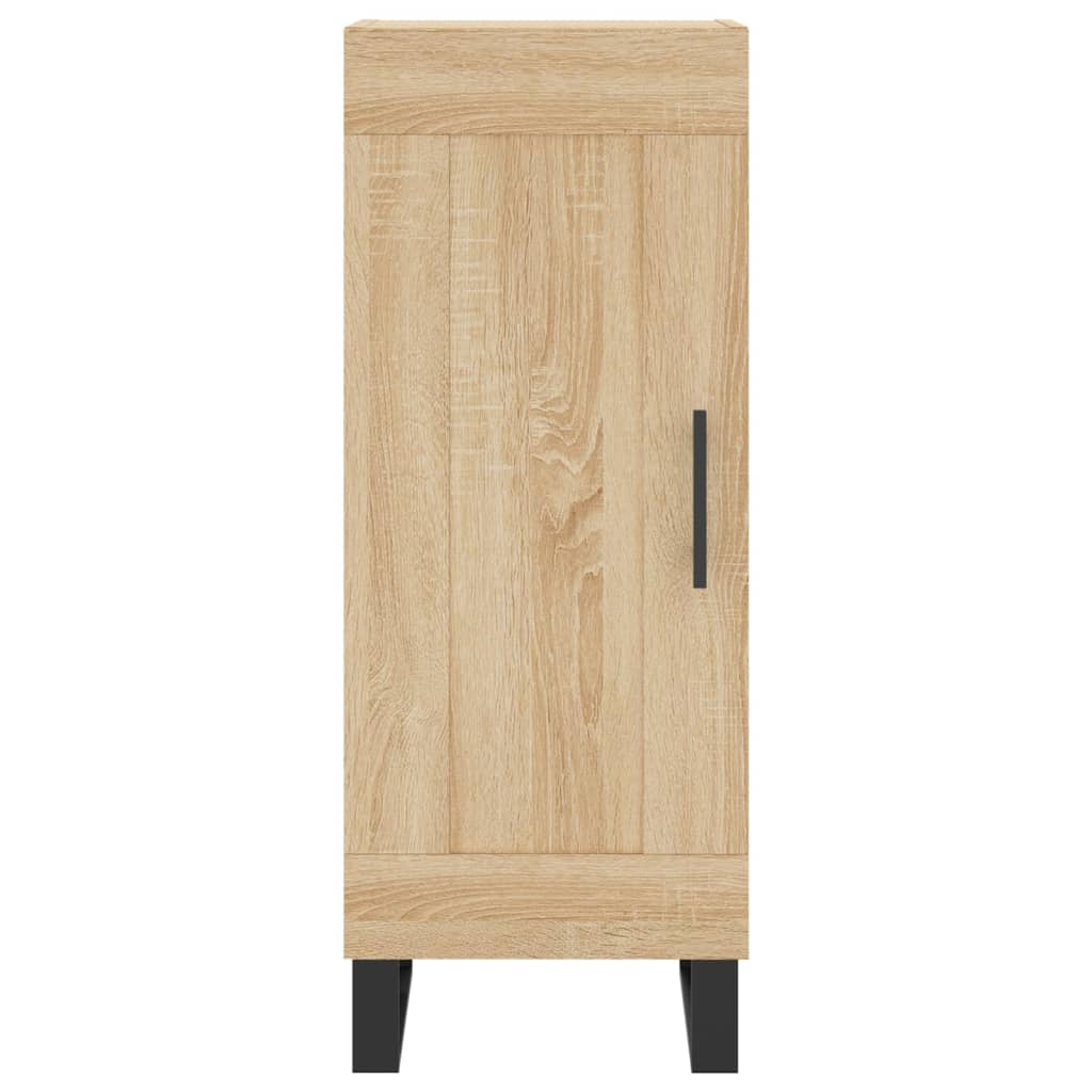 Highboard sonoma eik 34,5x34x180 cm konstruert tre