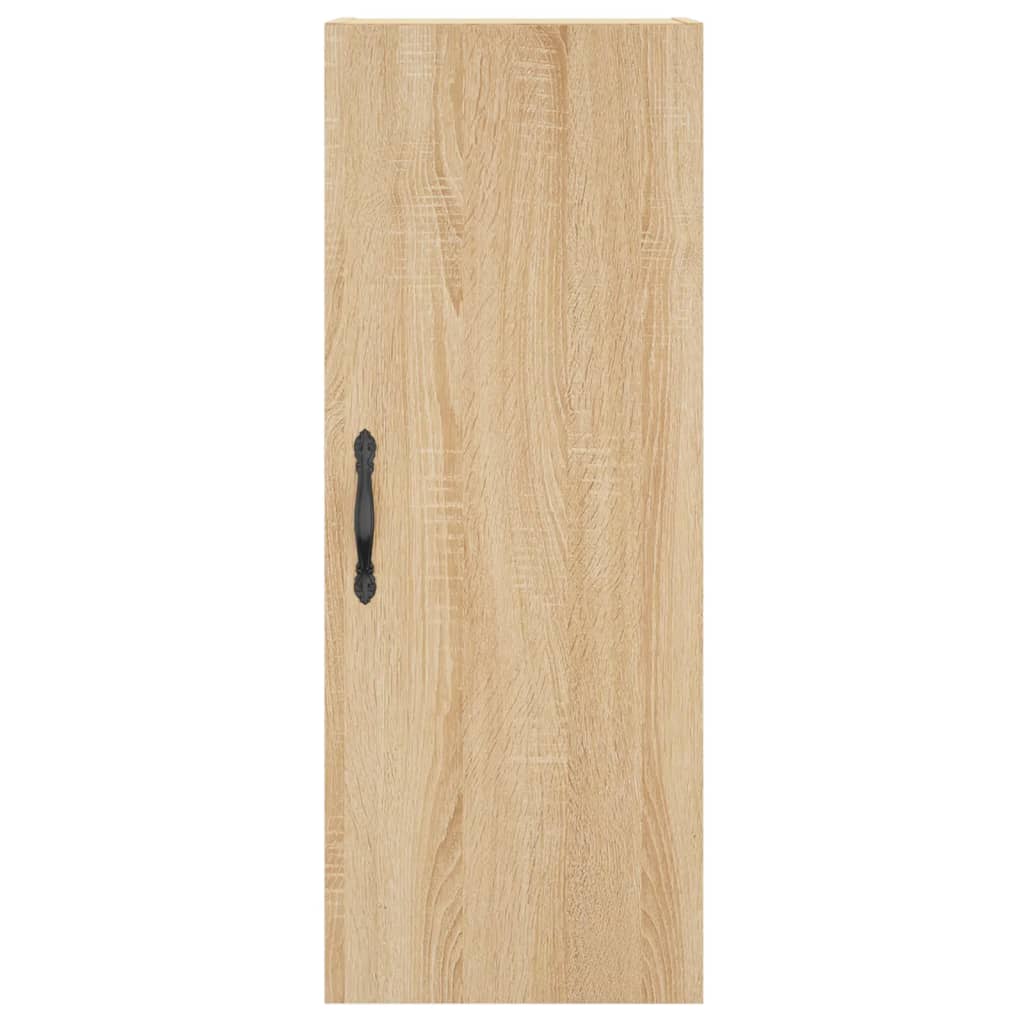 Highboard sonoma eik 34,5x34x180 cm konstruert tre