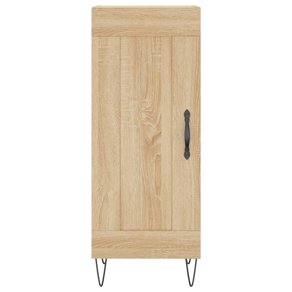 Highboard sonoma eik 34,5x34x180 cm konstruert tre
