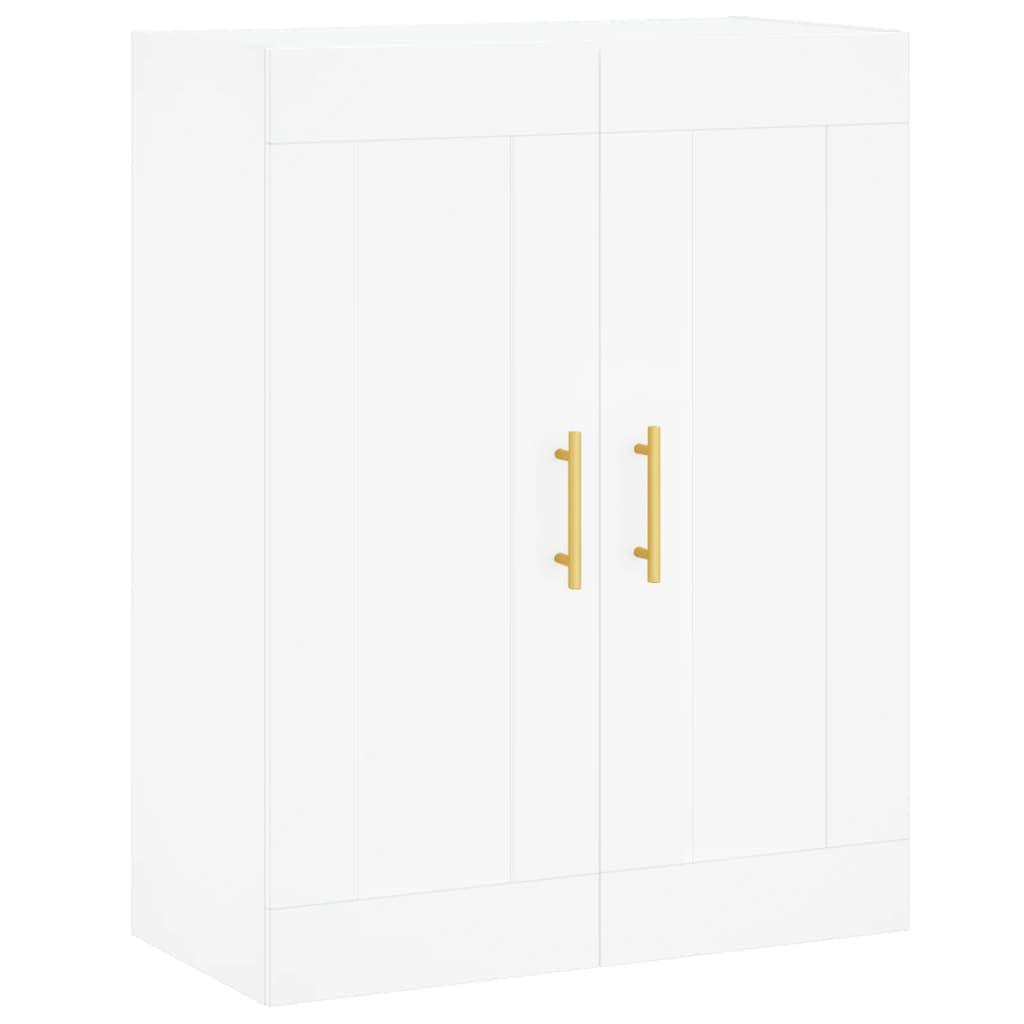 Highboard hvit 69,5x34x180 cm konstruert tre vidaXL