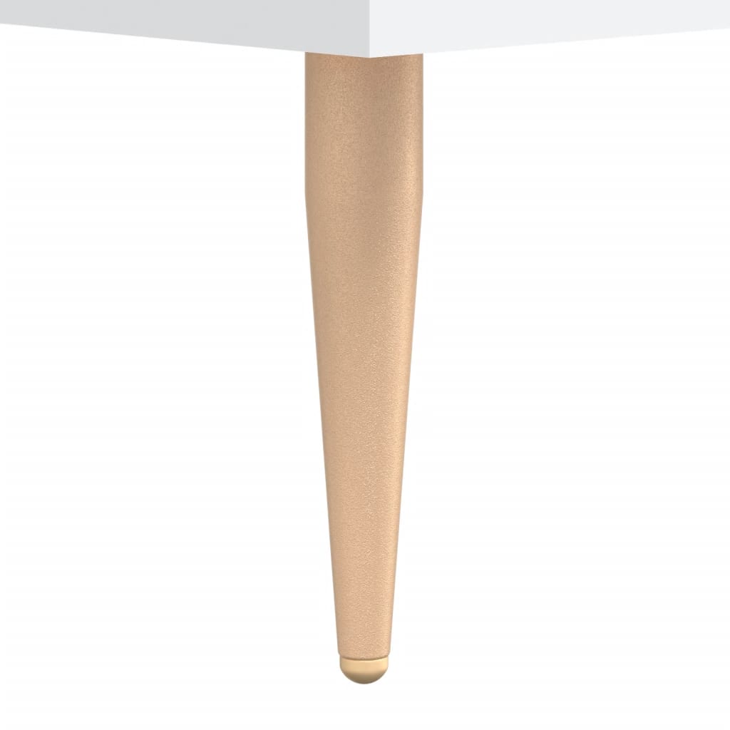 Highboard hvit 69,5x34x180 cm konstruert tre vidaXL