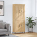 Highboard sonoma eik 69,5x34x180 cm konstruert tre