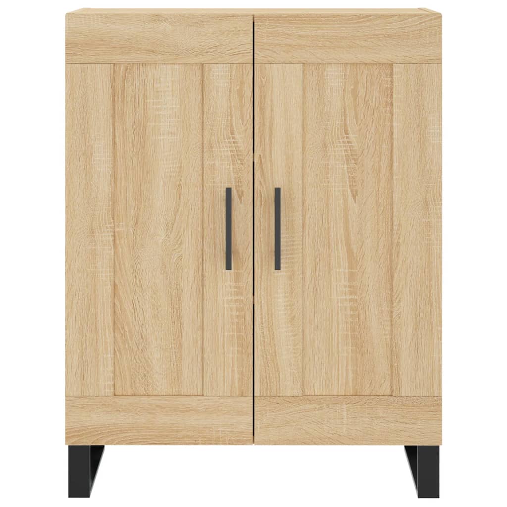Highboard sonoma eik 69,5x34x180 cm konstruert tre