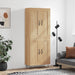 Highboard sonoma eik 69,5x34x180 cm konstruert tre