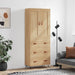 Highboard sonoma eik 69,5x34x180 cm konstruert tre