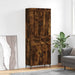 Highboard røkt eik 69,5x34x180 cm konstruert tre
