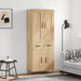 Highboard sonoma eik 69,5x34x180 cm konstruert tre