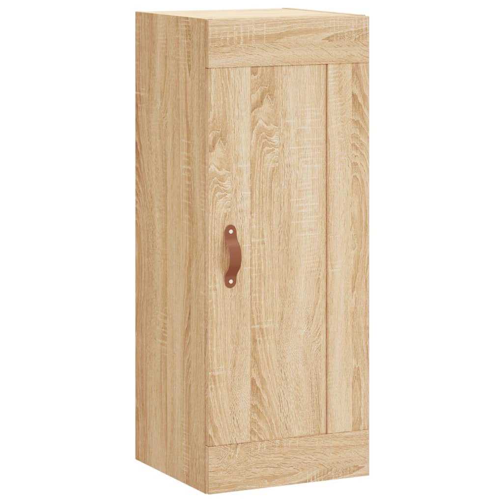 Highboard sonoma eik 34,5x34x180 cm konstruert tre
