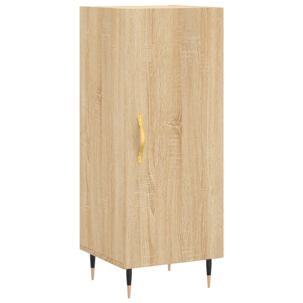 Highboard sonoma eik 34,5x34x180 cm konstruert tre