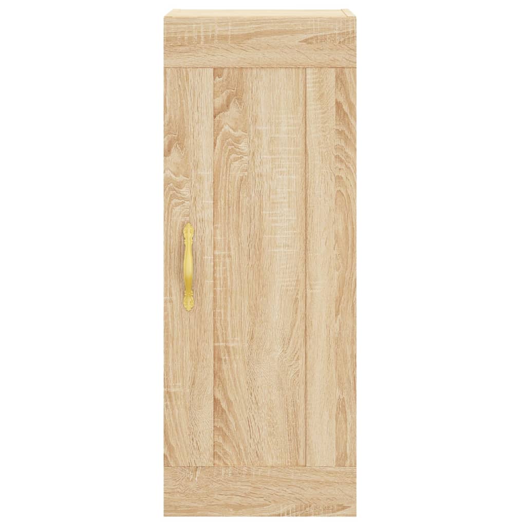 Highboard sonoma eik 34,5x34x180 cm konstruert tre