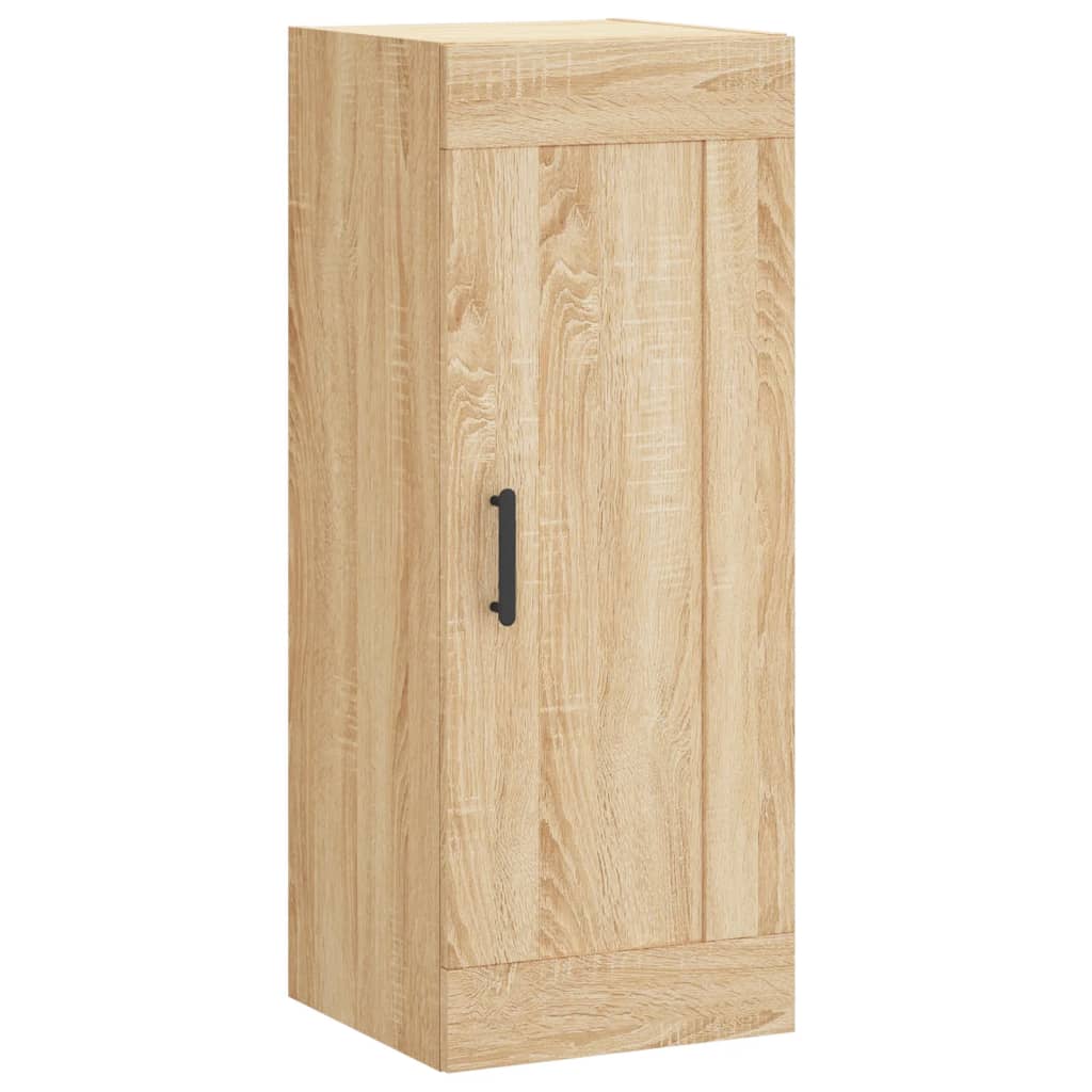 Highboard sonoma eik 34,5x34x180 cm konstruert tre