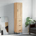 Highboard sonoma eik 34,5x34x180 cm konstruert tre
