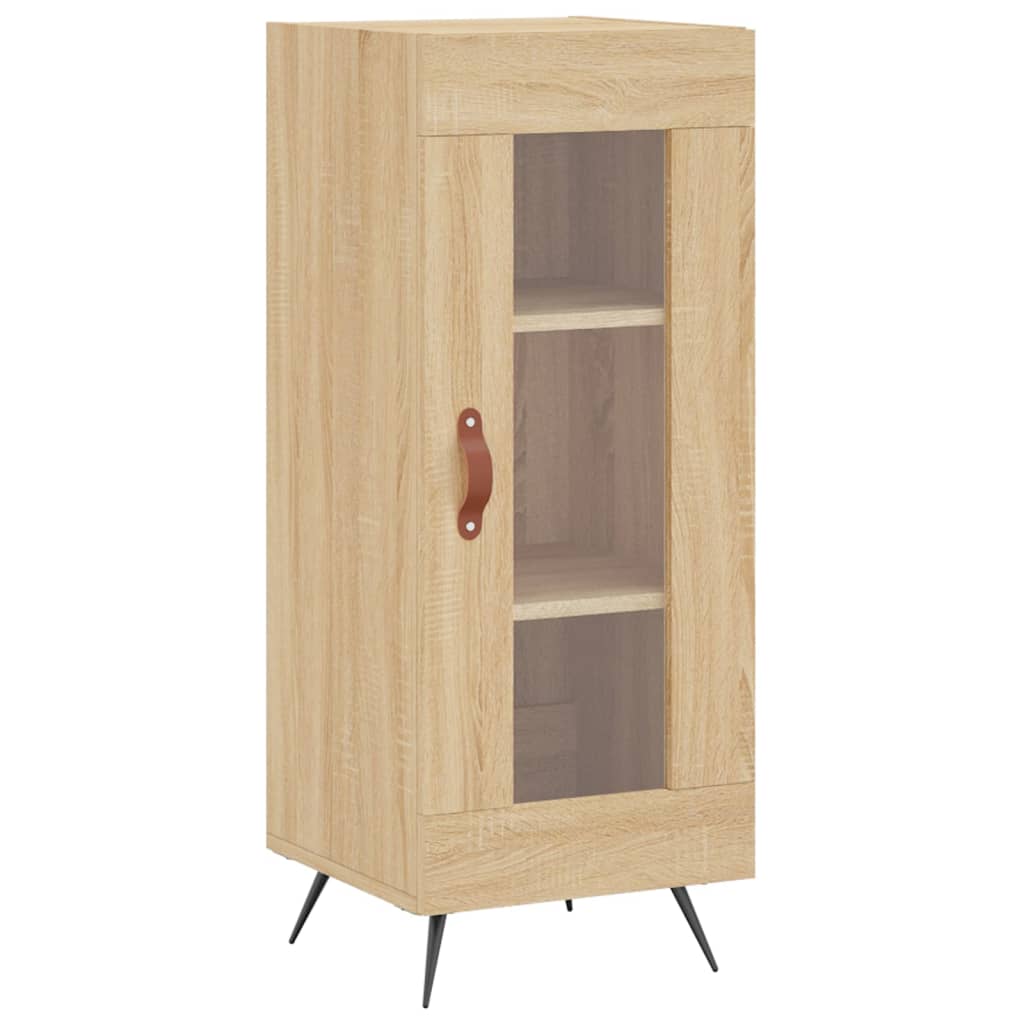 Highboard sonoma eik 34,5x34x180 cm konstruert tre