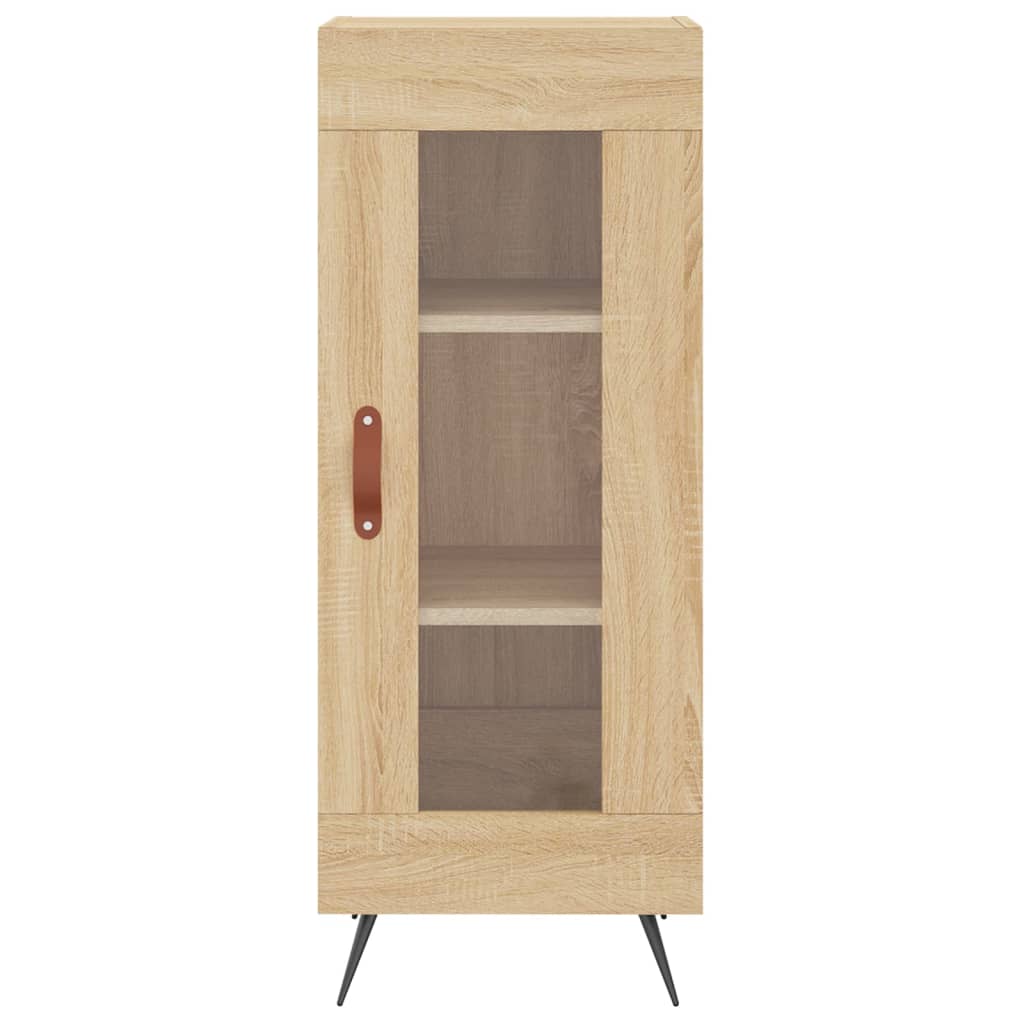 Highboard sonoma eik 34,5x34x180 cm konstruert tre