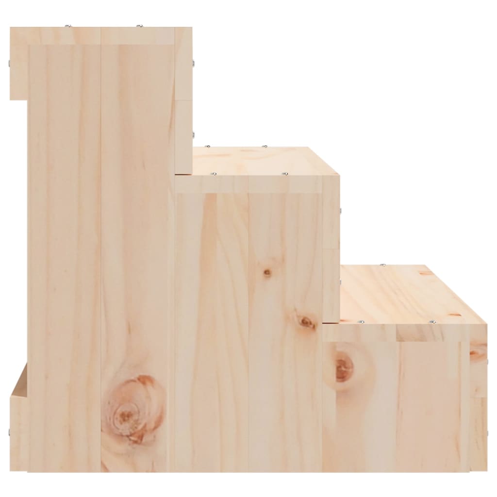 Kjæledyrstrapp 40x37,5x35 cm heltre furu