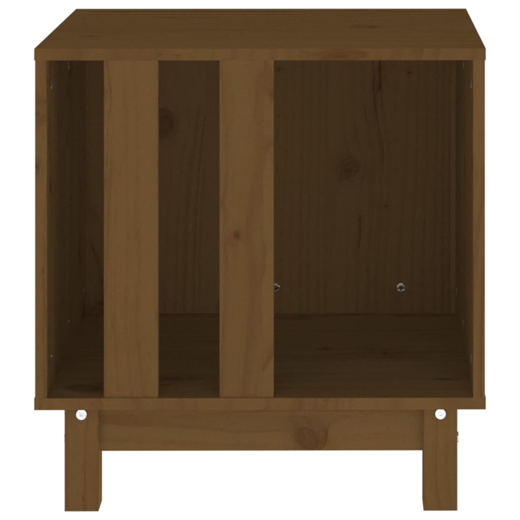 Hundeseng honningbrun 50x40x52 cm heltre furu