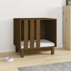 Hundeseng honningbrun 60x45x57 cm heltre furu