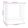 Arbeidsbenk 80x50x80 cm heltre furu
