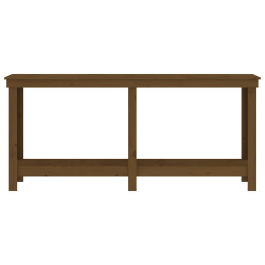 Arbeidsbenk honningbrun 180x50x80 cm heltre furu