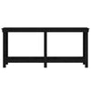 Arbeidsbenk svart 180x50x80 cm heltre furu