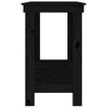 Arbeidsbenk svart 180x50x80 cm heltre furu