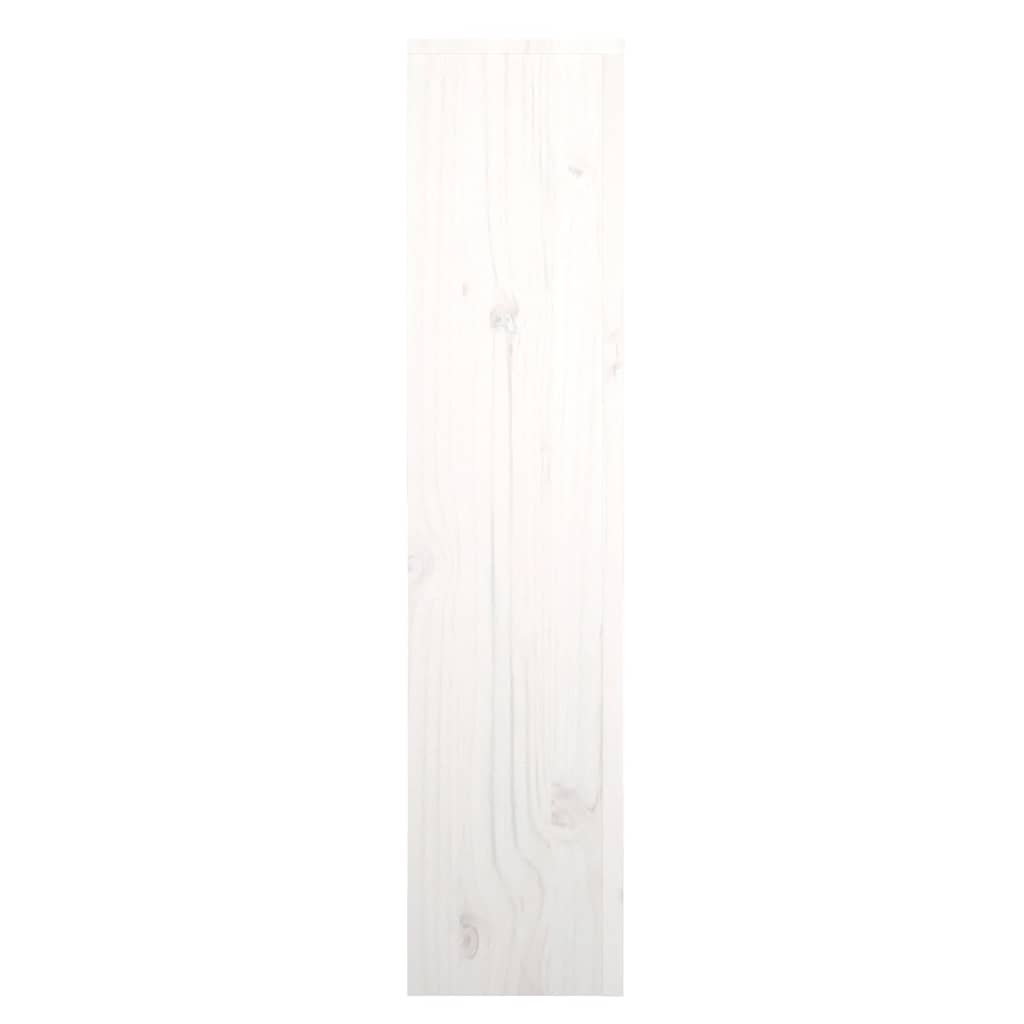 Radiatordeksel hvit 79,5x19x84 cm heltre furu vidaXL