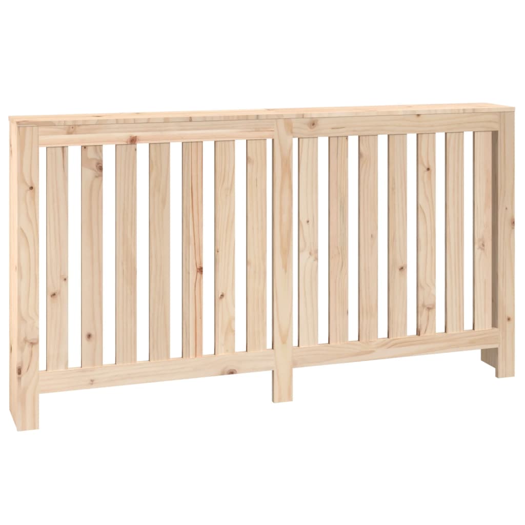 Radiatordeksel 153x19x84 cm heltre furu vidaXL